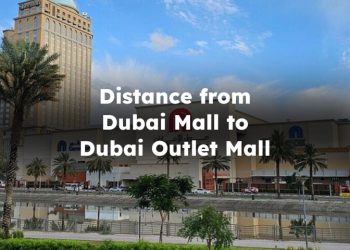 Distance from Dubai Mall to Dubai Outlet Mall