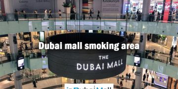 Dubai mall smoking area